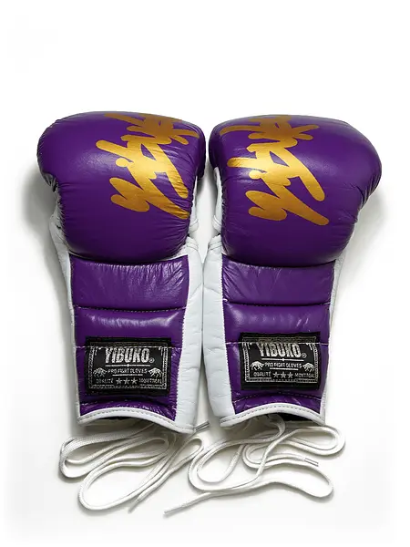 Yibuko LACE-UP MMA GLOVE Purple