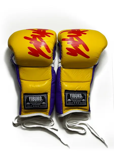 Yibuko LACE-UP MMA GLOVE Yellow