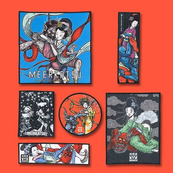 Heavenly JiuJitsu Patch set