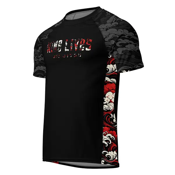 Cloud Cover RASHGUARD - Black
