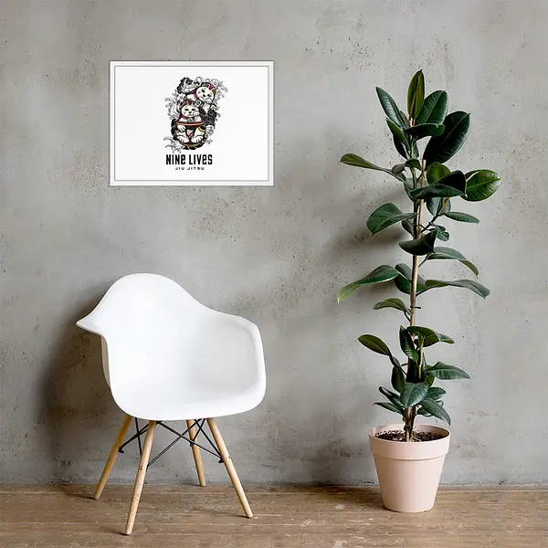 Nesting Cats Framed poster