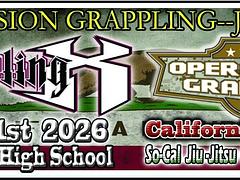 Grappling X 3/1/2026 California State So-Cal Championships, Temecula