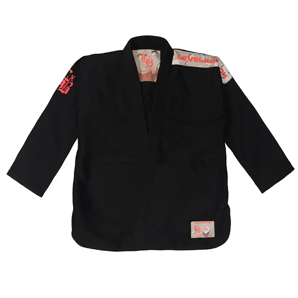 Desert Camo Competitor Black Kimono