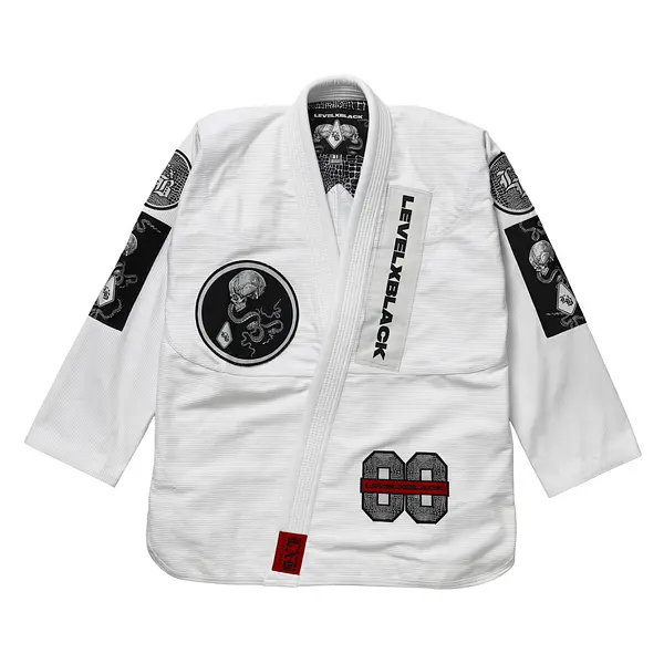 Gothic Serpent White Kimono