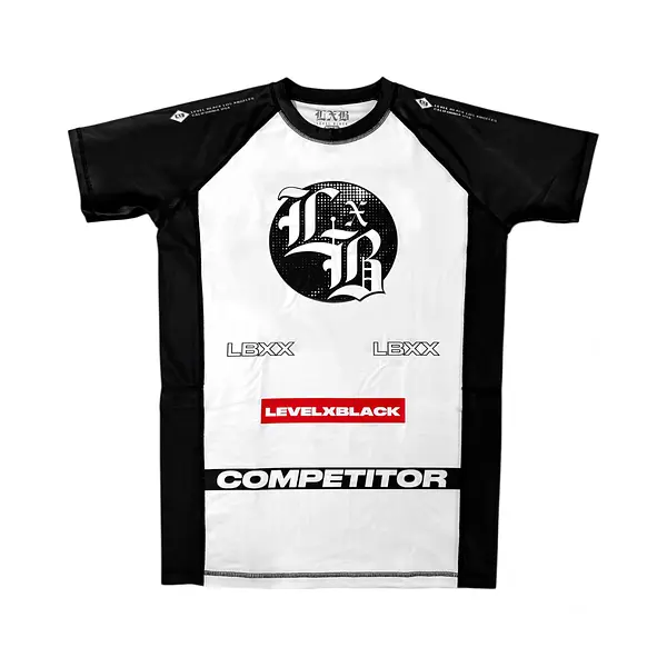 LBXX Competitor White Rash Guard
