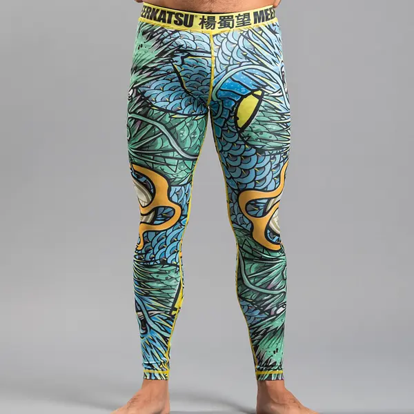 Colliding Dragons Grappling Tights