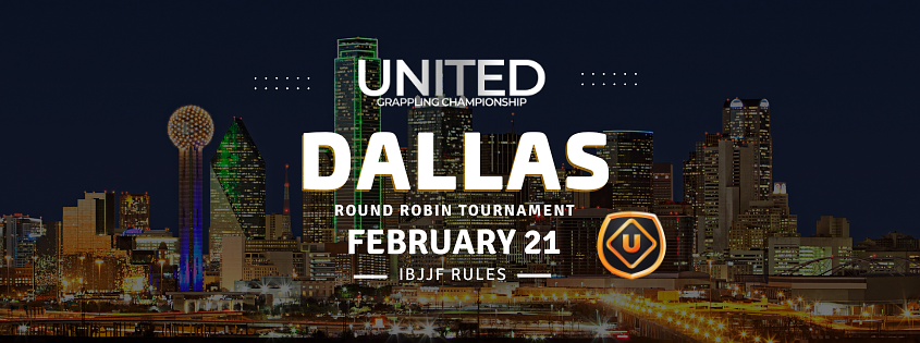 United Grappling in Dallas - Texas - April 5th
