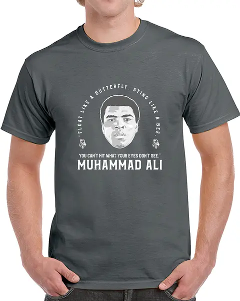 Float Like, Sting Like Ali T-shirt (Dark)