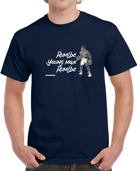 Rumble Young Man Rumble (dark) Tshirt