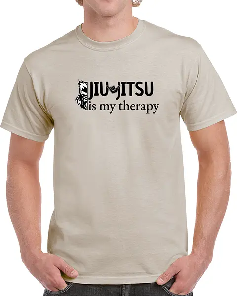 BJJ is Therapy (light) Tshirt