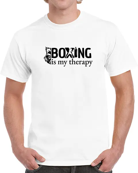 Boxing is Therapy (light) Tshirt