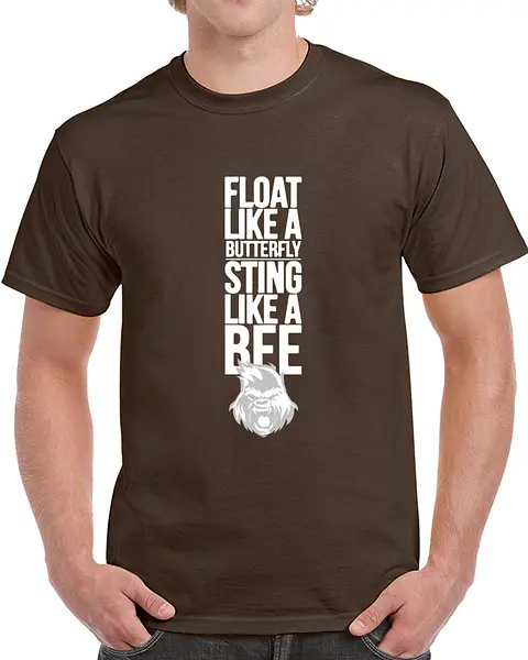 Float like a butterfly! Sting Like a Bee! (dark) Tshirt