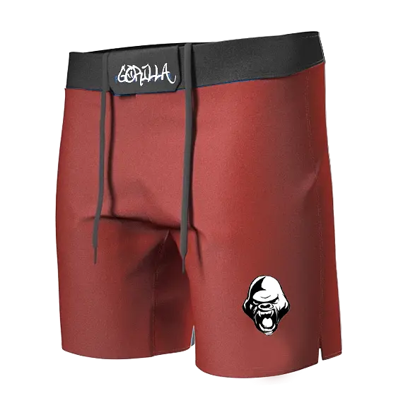 Red Primal MMA Shorts