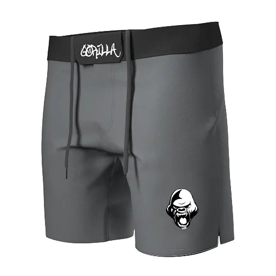 Grey Primal MMA Shorts