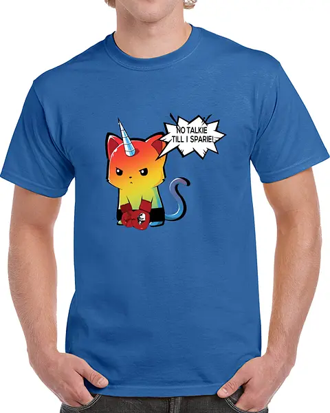 No Talkie Sparring Caticorn T-Shirt