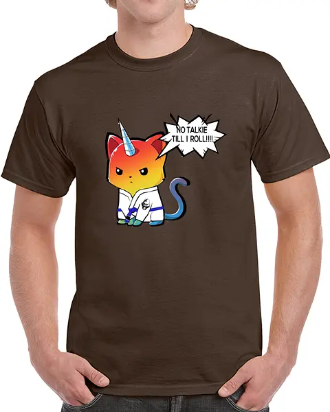 No Talkie Bjj Caticorn T-Shirt