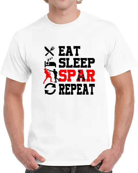 Eat Sleep N Spar (Light) T-Shirt