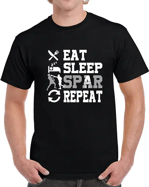 Eat Sleep N Spar (Dark) T-Shirt