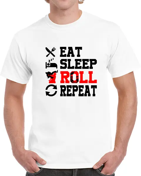 Eat Sleep N Roll (Light)  T-Shirt