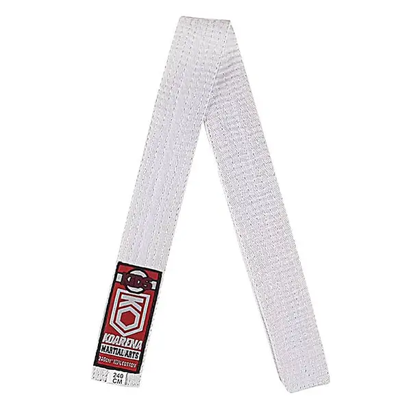 KOARENA Cinturon Judo y Artes Marciales Niños color blanco
