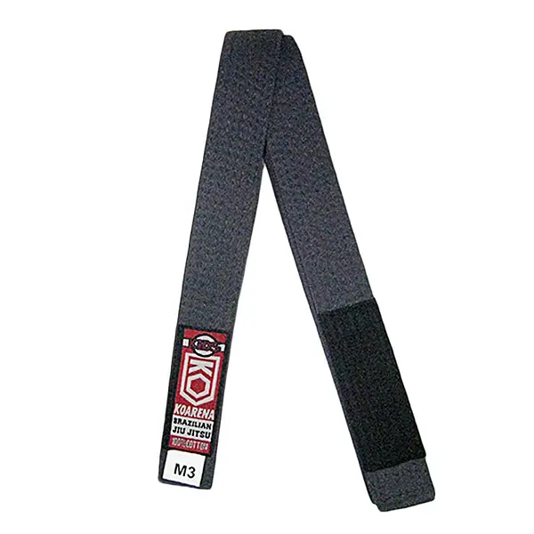 KOARENA Cinturón IBJJF Niño Gris