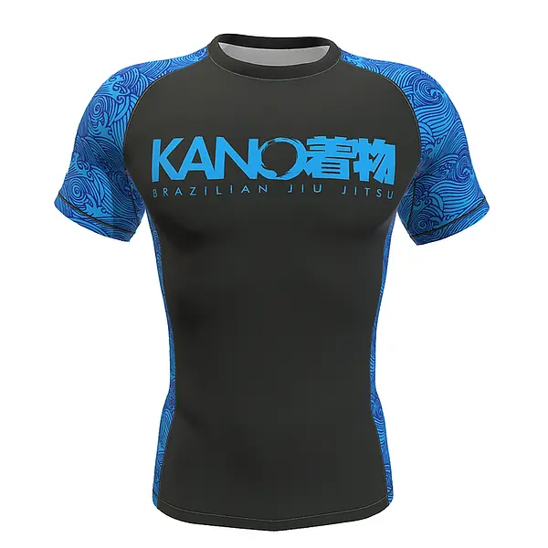 RASHGUARD SHORT SLEEVES BLUE BELT TRAINING