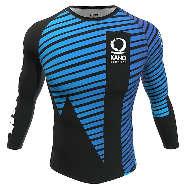 Rashguard Kano Blue Belt training