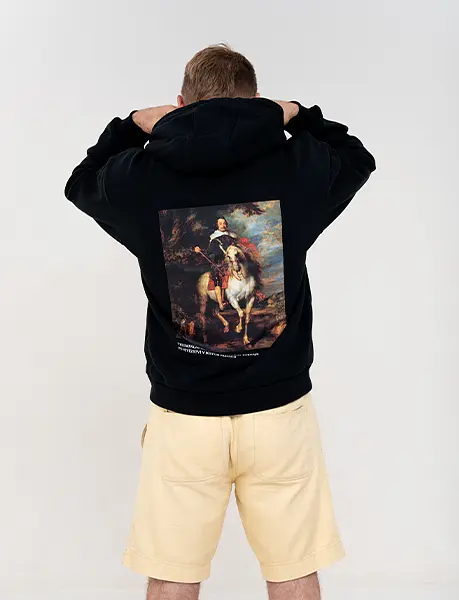 TRIUMFÁLNÍ NÁVRAT / oversize mikina s kapucí – unisex