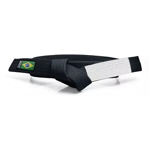 FAIXA PRETA BJJ - PONTA BRANCA