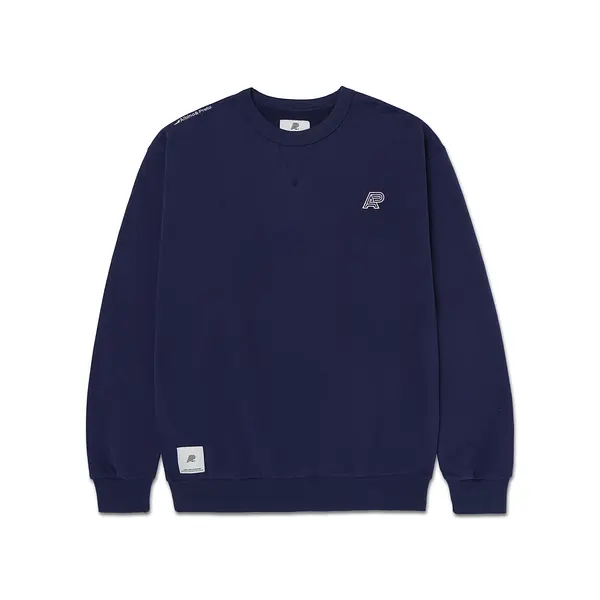 A&P RINGER CREWNECK NAVY (FULFILLMENT)