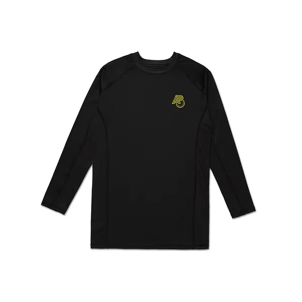 A&P ZW YW ESSENTIAL RASHGUARD BLACK (FULFILLMENT)