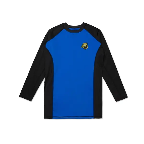 A&P ZW YW ESSENTIAL RASHGUARD BLUE (FULFILLMENT)