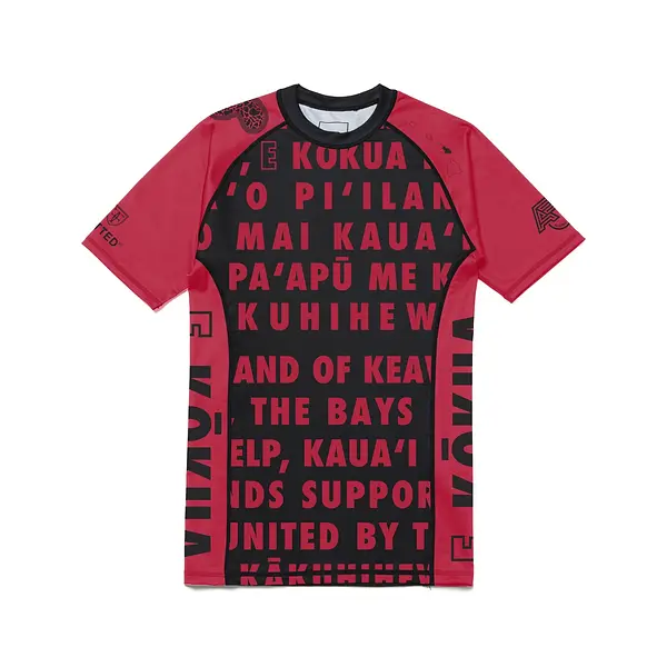 A&P x FITTED® FOR "E Kōkua no Maui" SS RASHGUARD (FULFILLMENT)