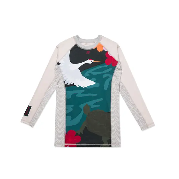 A&P ORIGAMI LS RASHGUARD SAND