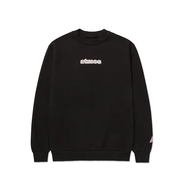 A&P x ATMOS SCRIPT CREWNECK BLACK (FULFILLMENT)