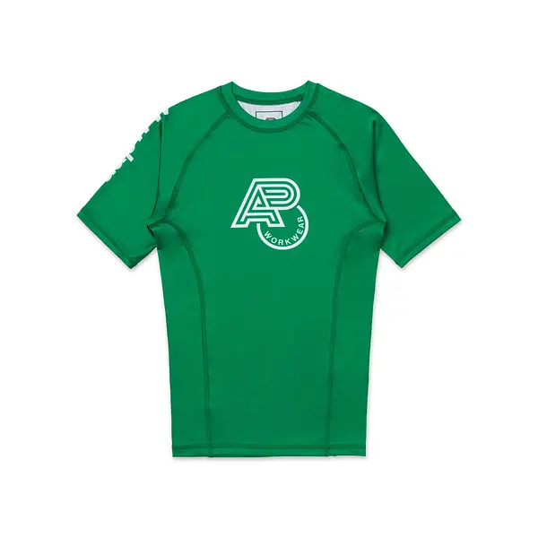 A&PWW KIDS SS RASHGUARD GREEN (FULFILLMENT)