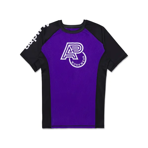 A&PWW SS RANKED RASHGUARD PURPLE (FULFILLMENT)