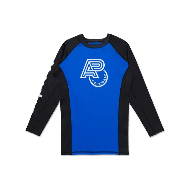 A&PWW LS RANKED RASHGUARD BLUE (FULFILLMENT)