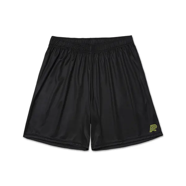 A&P MU MICRO MESH SHORTS BLACK/YELLOW (FULFILLMENT)