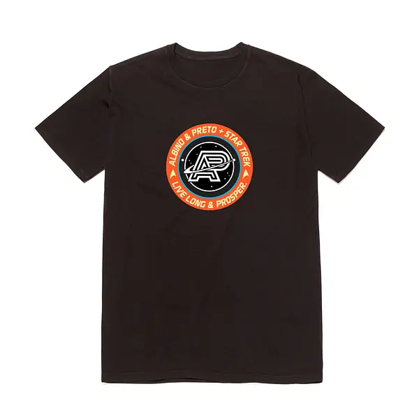 A&P x STAR TREK MARK TEE BLACK (FULFILLMENT)
