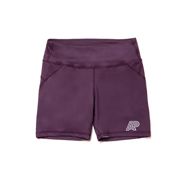A&P WOMENS COMPRESSION SHORTS PURPLE