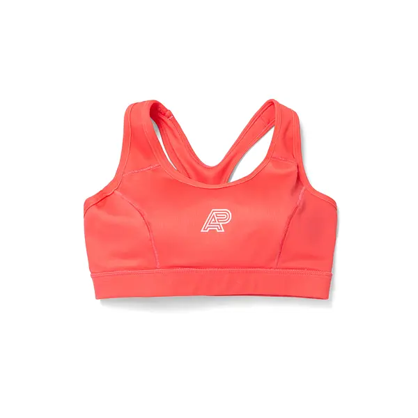 A&P WOMENS SPORTS BRA SALMON ORANGE (FULFILLMENT)