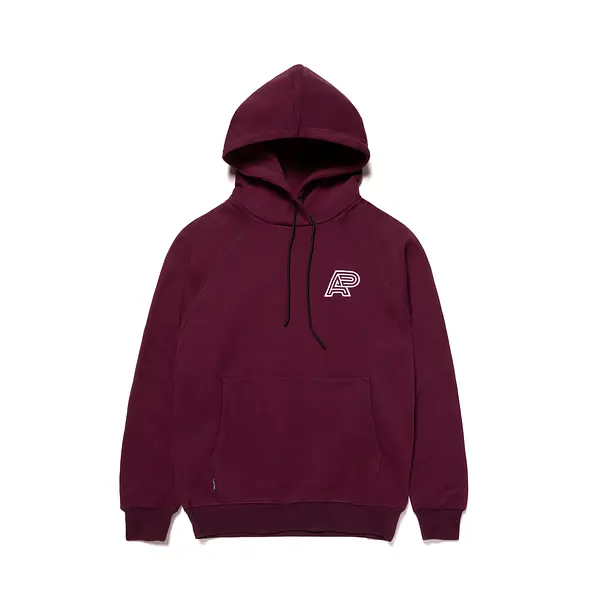 A&P CLASSIC RAGLAN HOODY PLUM