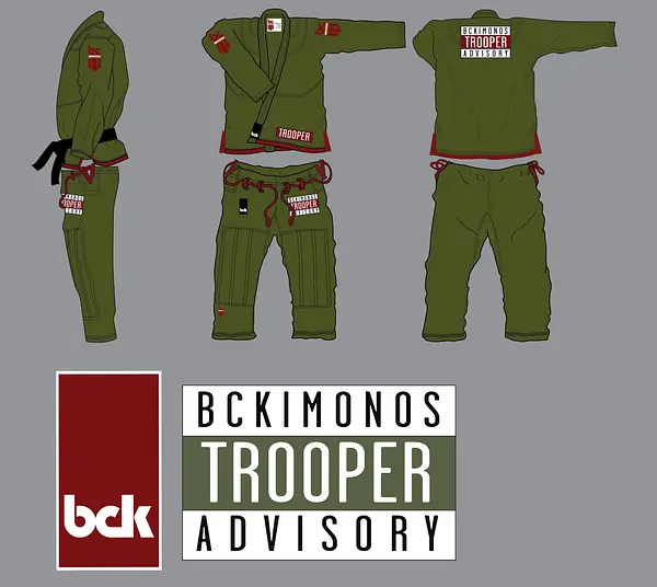 Brazilian Jiu Jitsu Gi Comp450 Green Limited Edition: The Trooper (A2T only)