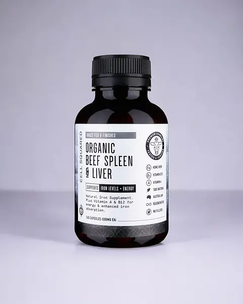 Cell Squared Organic Beef Liver & Spleen
