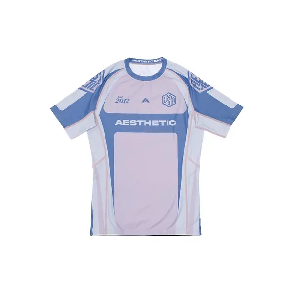Cross Short Sleeve Rashguard (Violet)