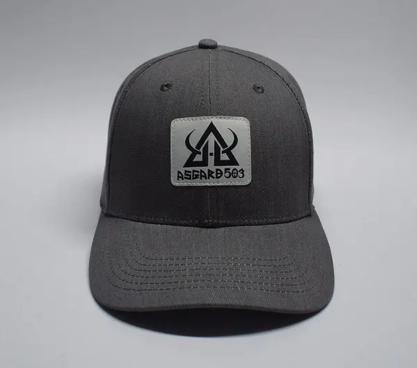 Denim Snapback Hat - White Patch