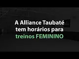 Aula Feminino de Jiu-Jitsu - Alliance Taubaté