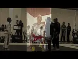 Homenagem do Mestre Marcos Faria ao Grão Mestre Hilton Leão.