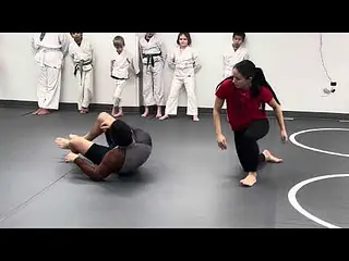 Pendulum sweep to back take
